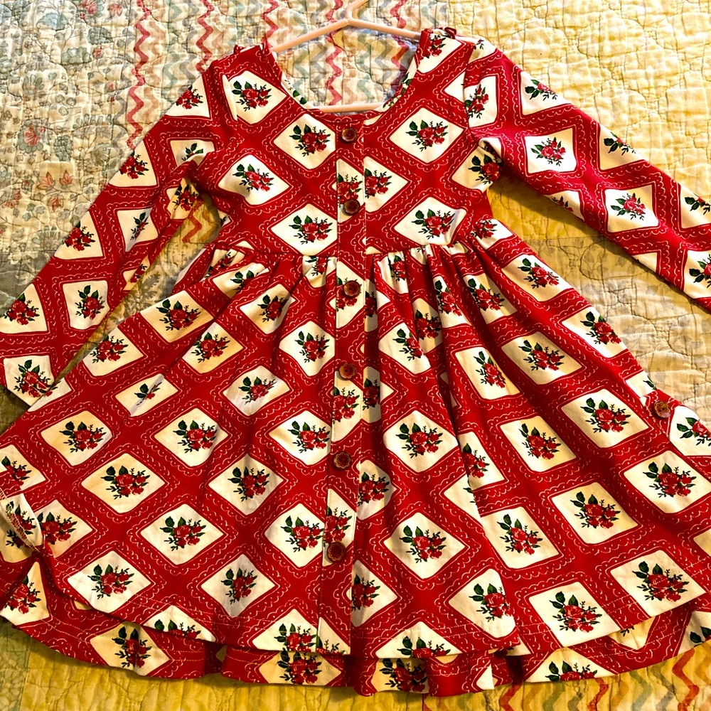 Sweet Honey Prim Rudolph Dress Size 5y